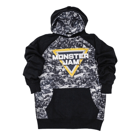 Monster Jam Series Black Youth Hoodie