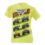 Monster Jam Neon Green Youth T-Shirt