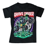 Grave Digger Graveyard Youth Tee