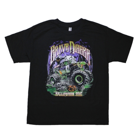 Grave Digger Halloween Youth Tee