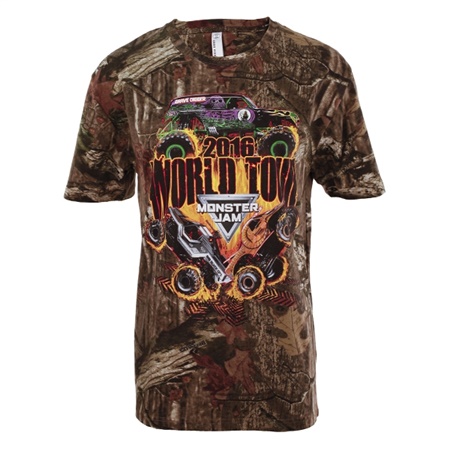 Monster Jam Series 2016 Camo Tee