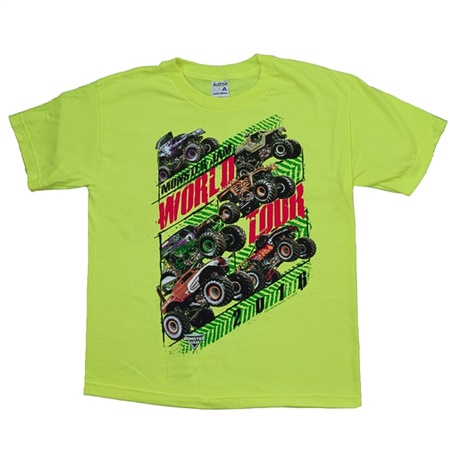 Monster Jam Series 2016 Green Youth Tee