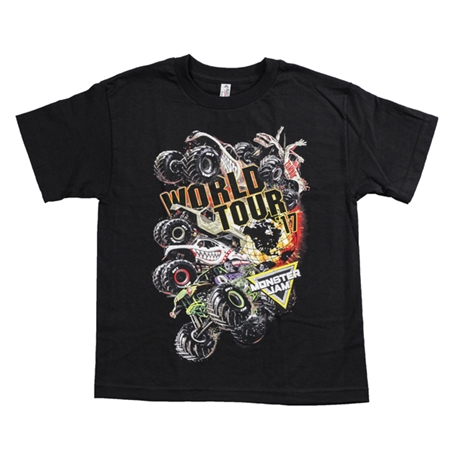 Monster Jam Series 2017 Black Youth Tee