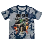 Blue Camo World Tour Youth Tee