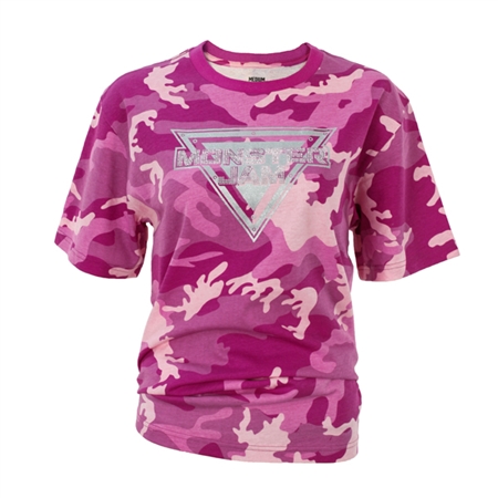 Monster Jam Pink Camo Tee