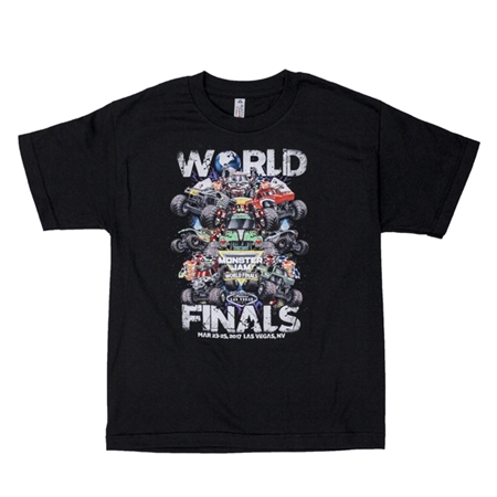 World Finals XVIII Grunge Black Youth Tee