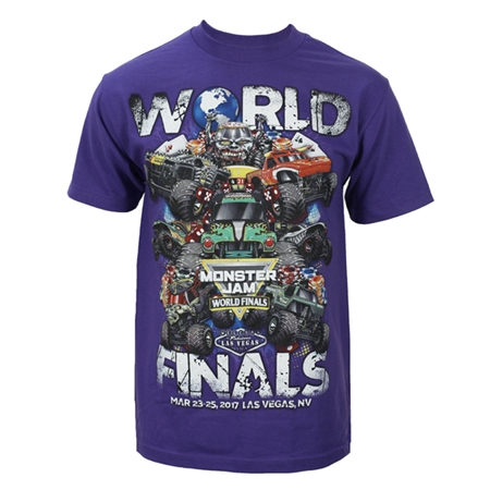 World Finals XVIII Grunge Purple Tee