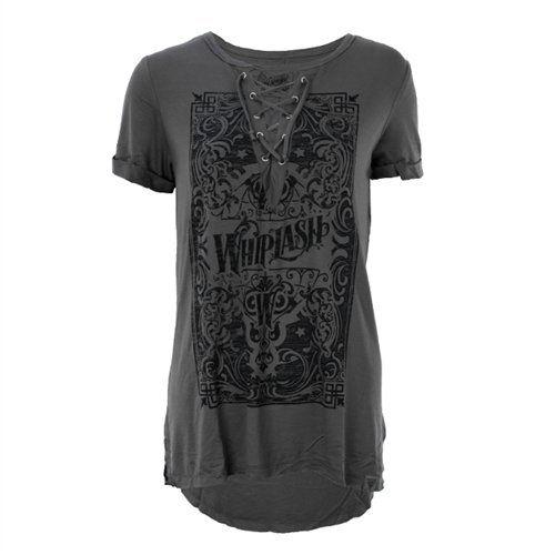 Whiplash Lace Up Tee