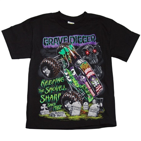 Grave Digger Shovel Tee