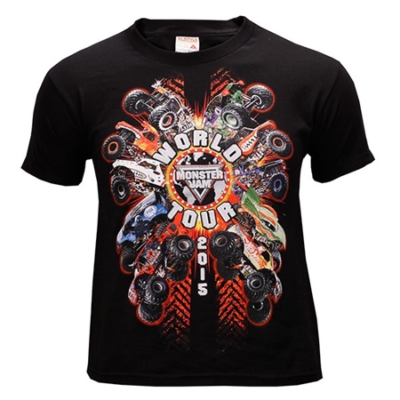 Monster Jam Youth Series Tee - Black