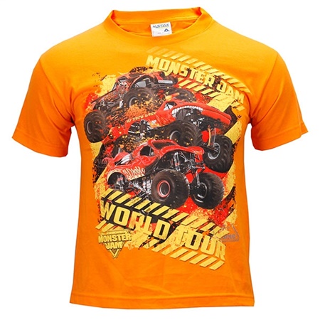 Monster Jam Youth Series Tee - Orange