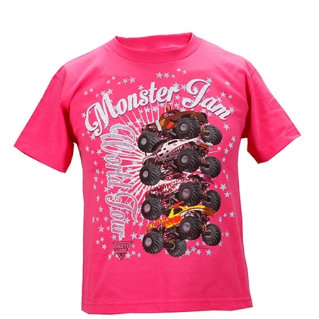 Monster Jam Youth Series Tee - Pink