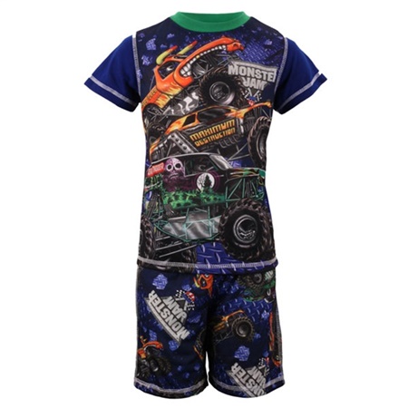 Monster Jam Diamond Plate Pajamas