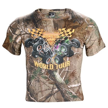 Monster Jam Youth Series Tee - Camo