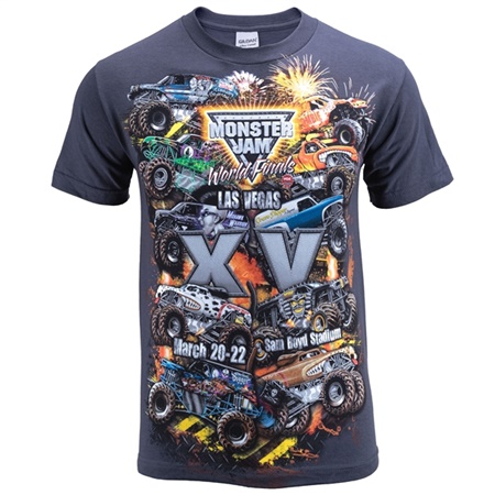 World Finals XV Danger Zone Gray Tee