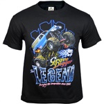 Grave Digger The Legend Flamethrower Tee