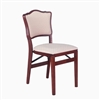 Stakmore French Upholstered Back Folding Chair