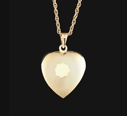 14K Gold Heart