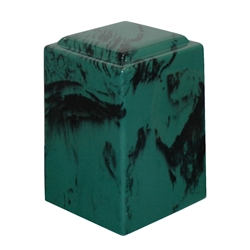 Emerald Agean Cultured Marble Urn