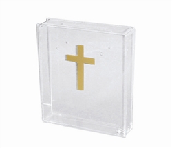 Clear Lucite Memorial Contribution Box