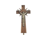 Sunburst Cross with Risen Christ