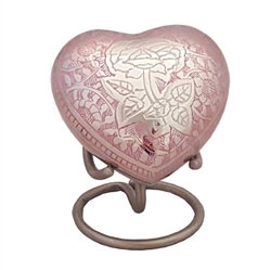 Pink Bloom Keepsake Heart