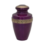 Amethyst Brass Urn