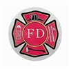 Firefighter 12" Hearse/Lead Car Magnet