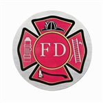 Firefighter 12" Hearse/Lead Car Magnet