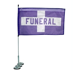 Magnetic Funeral Flag