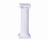 32" White Roman Column