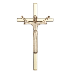 12" Cast Exterior Crucifix