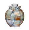 Triumph Onyx Blue Mosaic Urn