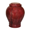 Embraced Red Marble Urn