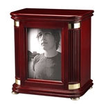 Honor II Photo Memorial Urn Chest