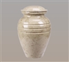 Cream Wash Genuine Marble Urn