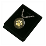 Two-Tone Paw Pendant