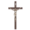 12" Walnut Exterior Crucifix