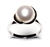 Contemporary Freshwater Pearl Ring