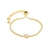 14K Gold Over Sterling Silver Adjustable Bracelet