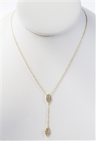 Gold Over Silver Guardian Necklace