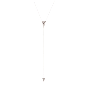 Silver "Y" Necklace