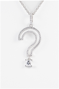 Chic Open Question Mark Necklace