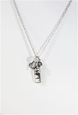 Charming Love Tag Necklace