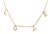 Gold Over Sterling Silver Love Necklace