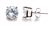 .925 Sterling Silver Round Stud Earrings