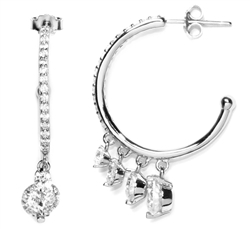 Dazzling Hoop Earrings