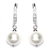 White Freshwater Pearl Tear Drop Earrings