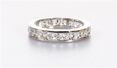 Lovely Eternity Band With Channel Setting