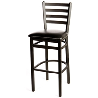 Sesco Ladder Back Barstool *Textured Frame*